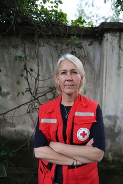 Generalsekreterare Ulrika Modéer i Goma, Demokratiska republiken Kongo.