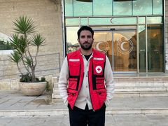 Rami Dirawi, Svenska Röda Korsets landrepresentant i Palestina.