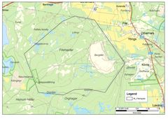 Ny detaljavgränsning för riksintresset Filehajdar.