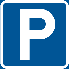 Anvisningsmärke E19 Parkering