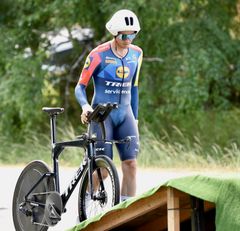 Jakob Söderqvist innan SM-start