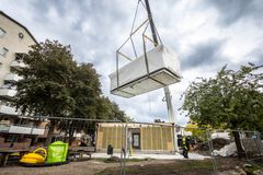 Här kommer andra modulen av två till tvättstugan på Stavbygränd
