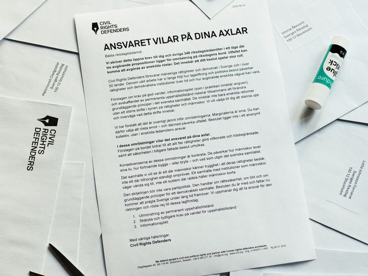 Öppet brev till samtliga 349 riksdagsledamöter