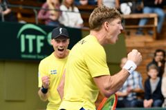 Får Filip Bergevi och André Göransson jubla igen? Foto: Patrick Bengtsson / tennis.se