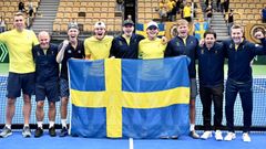 Svenskt segerjubel i Partille Arena.