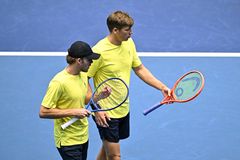 André Göransson och Erik Grevelius. Foto: ITF