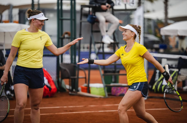 Kajsa Rinaldo Persson och Caijsa Hennemann. Foto: ITF