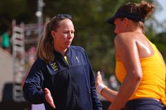 Förbundskapten Johanna Larsson.