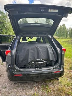 I bagaget på den norska hyrbilen fanns sju plastsäckar med sammanlagt 43,221 kilo cannabis.