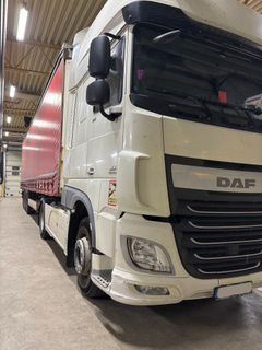 Den litauiska lastbilen som stoppades i Helsingborgs hamn den 11 april 2025.