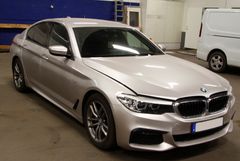 Bilen med lönnutrymmet som stoppades på Lidingö.