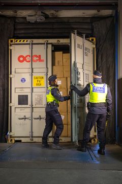 Tullverket har hittills i år identifierat tjugo ärenden där företag i olika delar av landet helt ovetandes, har utnyttjats för smuggling av narkotika. Foto: Mette Ottosson/Tullverket.