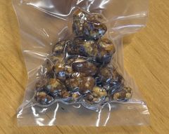 Närbild på narkotiska tryfflar som en man hade beställt.