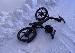 Elcykeln som 36-åringen hade med sig på bussen.