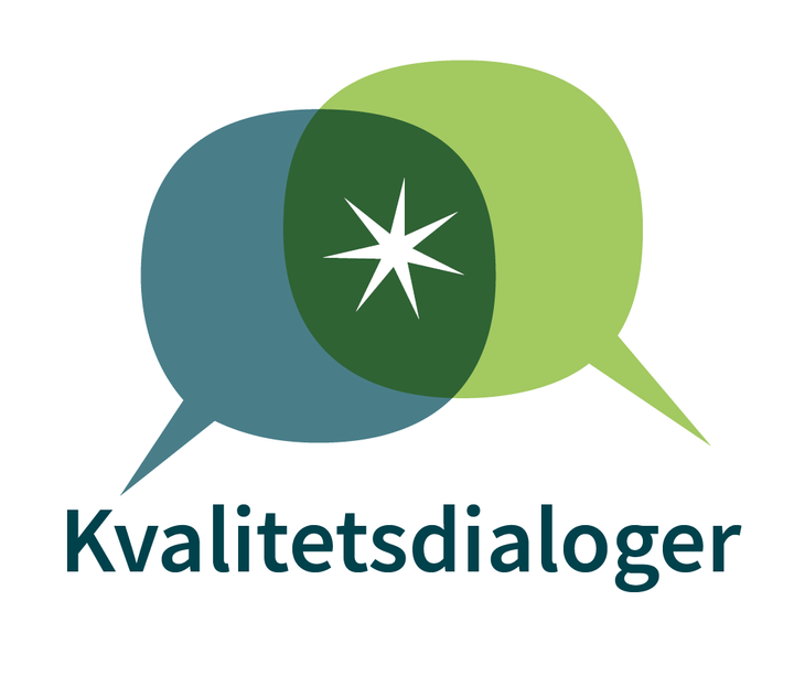 Bilden visar symbolen för kvalitetsdialoger