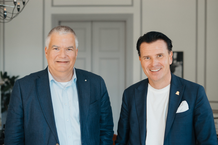 Jonas Bjelfvestam, generaldirektör på Transportstyrelsen, och Peter Hellgren, vd på Consid.