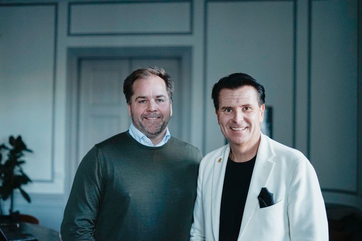 Magnus Leonhardt och Consids Peter Hellgren.