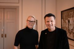 Kristin Berg och Peter Hellgren, vd på Consid och värd för Digitala influencer-podden.
