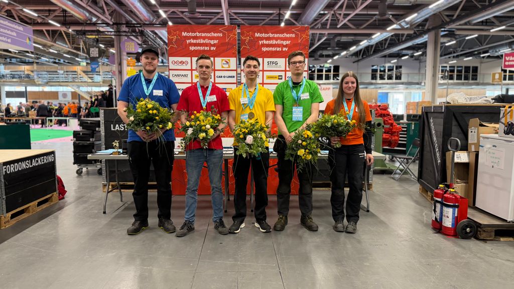 Guld, svett och yrkesskicklighet – motorbranschens vinnare i Yrkes‑SM korade!