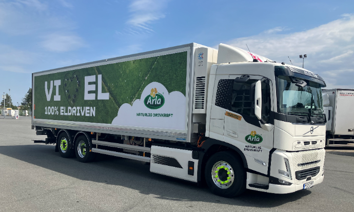 Arla förstärker fordonsflottan med 15 nya ellastbilar | Arla