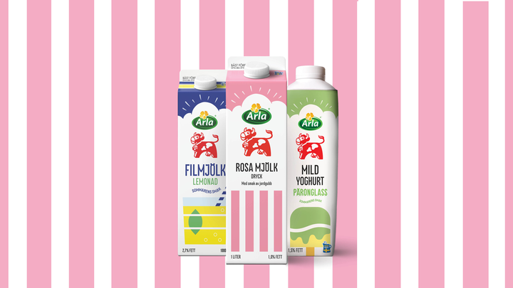 Arla Ko:s limited edition-lansering bjuder på en efterlängtad favorit och två helt nya somriga smaker. Foto Arla.