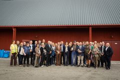Innan spadtaget besökte många deltagare Kårtorp Säteri. Foto: Arla/Jack Hillman Wallsten.
