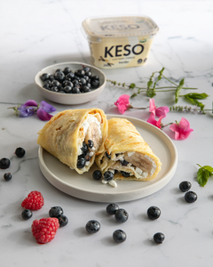 En cottage cheese-wrap.