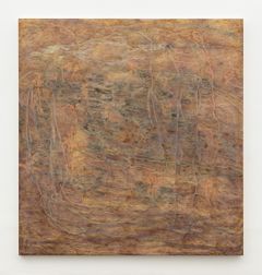 Sigill, 200x 190 cm, Olja, pigment och harlim på duk