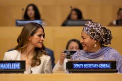 HRH Princess Madeleine, Deputy Honorary Chair, World Childhood Foundation and Ms. Amina J. Mohammed, Deputy Secretary-General of the United Nations