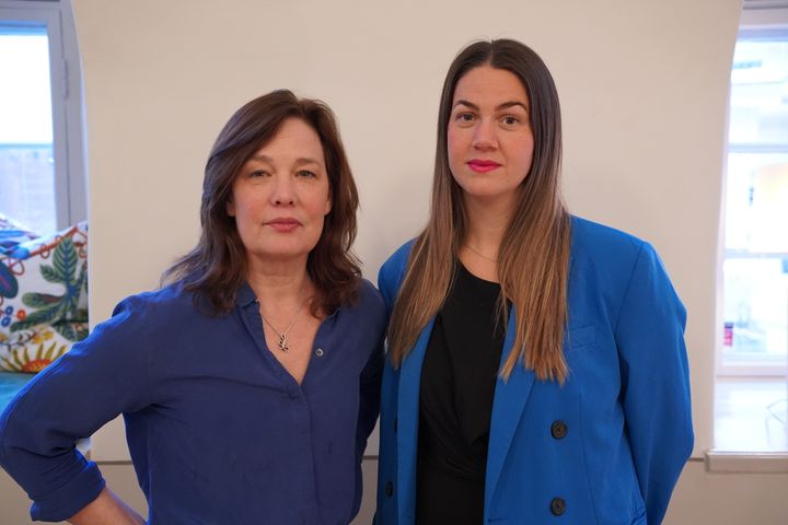 Britta Holmberg, Global programchef och vice Generalsekreterare på Childhood (t.v). Ida Östensson, Generalsekreterare på ChildX.