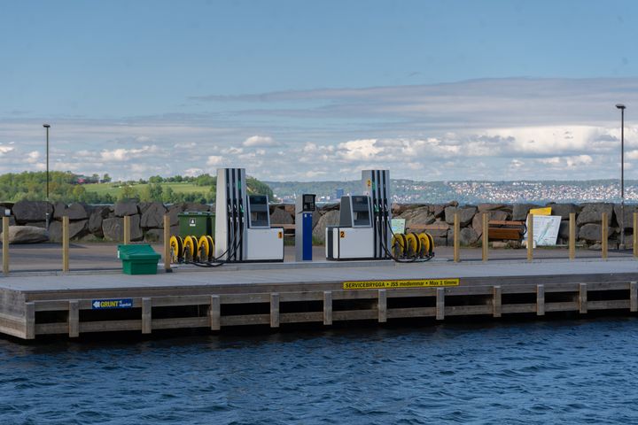 Sjömacken i Huskvarna hamn.