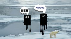SEB och Nordea har lånat ut nära 14 miljarder till oljebolag i Arktis de senaste två åren.