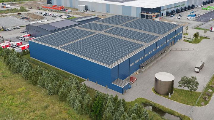 Visionsskiss som visar Advanias center för cirkulär IT.