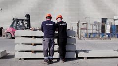 Sateba har sitt huvudkontor i Paris och är en av de ledande tillverkarna av betongslipers i Europa. FOTO: Vossloh