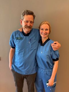 Bertil Andersson och Gie Vandehult från Aleris Specialistklinik Göteborg.
