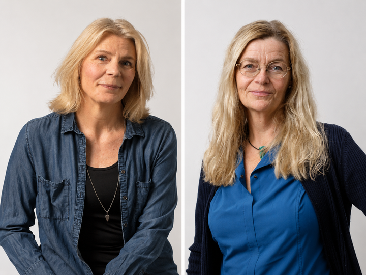 Malin Sallstedt (t.v) och Kerstin Wahman (t.h)