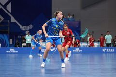 Lisa Carlsson var en av målskyttarna när Sverige vann premiären av The World Games.