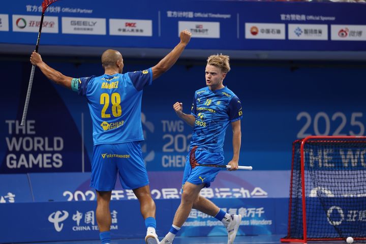 Niklas Ramirez gjorde det matchavgörande målet för Sveige.