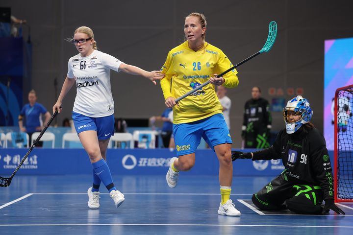 Sveriges damer föll i finalen av The World Games med 3-2 mot Finland.