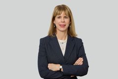 Porträttbild på AP1:s  VD Kristin Magnusson Bernard