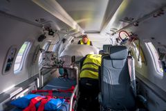 Övning: Transport av patient med högsmittsam allvarlig infektion. Linköping City Airport