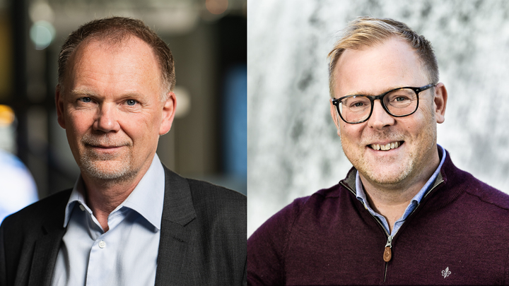 Anders Ynnerman och Jonas Unger. Foto: Anders Ristenstrand/Thor Balkhed.