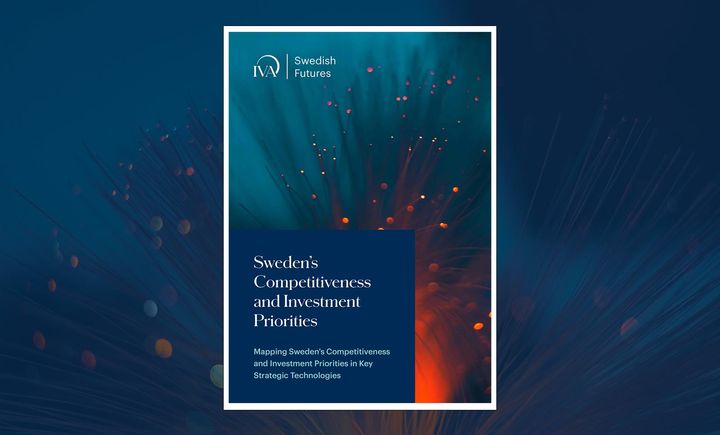 Omslag av rapporten "Mapping Sweden's Competitiveness and Investment Priorities in Key Strategic Technologies"