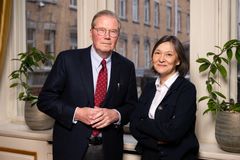 Leif Johansson och Sylvia Schwaag Serger.