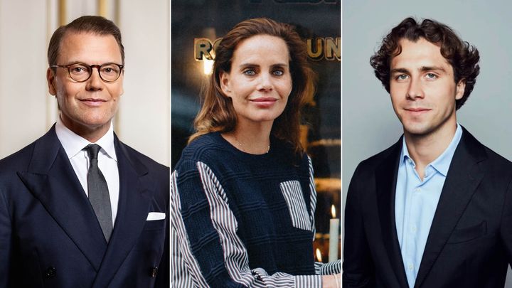 Prins Daniel, Charlotta Zetterström och Joel Hellermark.