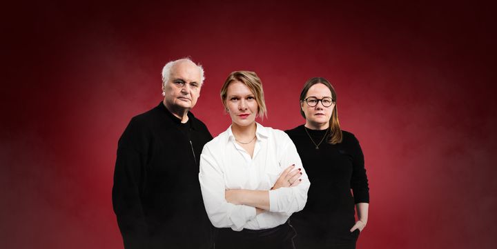 Göran Greider, Lovisa Arvidsson och Jenny Wennberg.