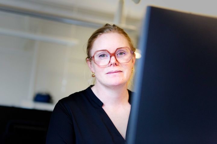 Julia Engström, tillträdande chefredaktör och utgivare för Avesta Tidning. Foto: Jenny Andréasson.
