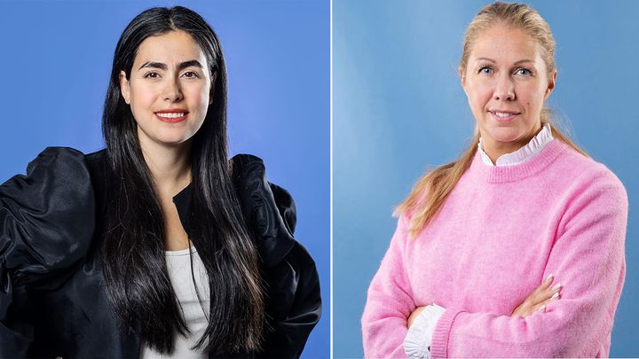 Dilem Güler och Caroline Swärd. Foto: Nicklas Thegerström