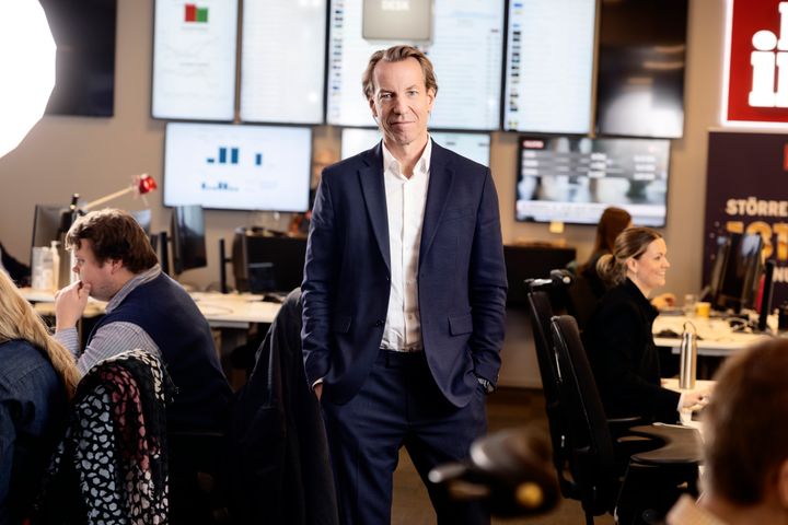 Anders Eriksson, vd Bonnier News. Foto: Nicklas Thegerström