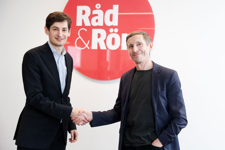 Peter Wolodarski, chefredaktör Dagens Nyheter och affärsområdeschef Bonnier News Consumer och Daniel Kjellberg, Chefredaktör Råd & Rön. Foto: Nils Petter Nilsson